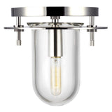Nuance Flushmount by Kelly by Kelly Wearstler, Finish: Nickel Polished, Size: Extra Small, | Casa Di Luce Lighting