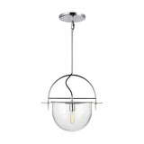 Nuance Pendant by Kelly by Kelly Wearstler, Finish: Nickel Polished, Size: Large, | Casa Di Luce Lighting