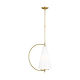 Gesture Pendant by Kelly by Kelly Wearstler, Finish: Burnished Brass, Nickel Polished, Midnight Black, , | Casa Di Luce Lighting