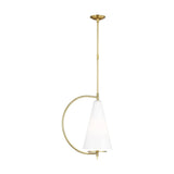 Gesture Pendant by Kelly by Kelly Wearstler, Finish: Burnished Brass, , | Casa Di Luce Lighting