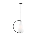 Gesture Pendant by Kelly by Kelly Wearstler, Finish: Midnight Black, , | Casa Di Luce Lighting