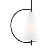Gesture Pendant by Kelly by Kelly Wearstler, Finish: Burnished Brass, Nickel Polished, Midnight Black, , | Casa Di Luce Lighting