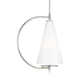 Gesture Pendant by Kelly by Kelly Wearstler, Finish: Burnished Brass, Nickel Polished, Midnight Black, , | Casa Di Luce Lighting