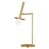 Nodes Table Lamp by Kelly by Kelly Wearstler, Finish: Midnight Black, Burnished Brass, , | Casa Di Luce Lighting