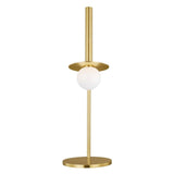 Nodes Table Lamp by Kelly by Kelly Wearstler, Finish: Midnight Black, Burnished Brass, , | Casa Di Luce Lighting