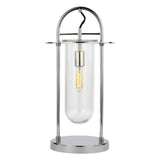 Nuance Table Lamp by Kelly by Kelly Wearstler, Finish: Aged Iron, Nickel Polished, , | Casa Di Luce Lighting