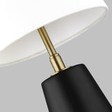 Lorne Table Lamp by Kelly by Kelly Wearstler, Finish: Arctic White, Coal, , | Casa Di Luce Lighting