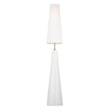 Lorne Floor Lamp by Kelly by Kelly Wearstler, Finish: Arctic White, Coal, , | Casa Di Luce Lighting