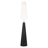 Lorne Floor Lamp by Kelly by Kelly Wearstler, Finish: Arctic White, Coal, , | Casa Di Luce Lighting