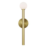 Nodes 1 Light Wall Sconce by Kelly by Kelly Wearstler, Finish: Midnight Black, Burnished Brass, , | Casa Di Luce Lighting
