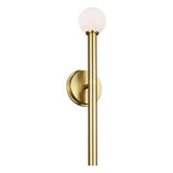 Nodes 1 Light Wall Sconce by Kelly by Kelly Wearstler, Finish: Midnight Black, Burnished Brass, , | Casa Di Luce Lighting