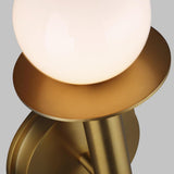 Nodes 1 Light Wall Sconce by Kelly by Kelly Wearstler, Finish: Midnight Black, Burnished Brass, , | Casa Di Luce Lighting