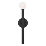 Nodes 1 Light Wall Sconce by Kelly by Kelly Wearstler, Finish: Midnight Black, Burnished Brass, , | Casa Di Luce Lighting