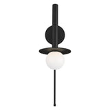 Nodes Pivot Wall Light by Kelly by Kelly Wearstler, Finish: Midnight Black, Size: Small, | Casa Di Luce Lighting