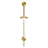 Nodes Pivot Wall Light by Kelly by Kelly Wearstler, Finish: Midnight Black, Burnished Brass, Size: Small, Large, | Casa Di Luce Lighting