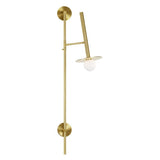 Nodes Pivot Wall Light by Kelly by Kelly Wearstler, Finish: Midnight Black, Burnished Brass, Size: Small, Large, | Casa Di Luce Lighting