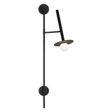 Nodes Pivot Wall Light by Kelly by Kelly Wearstler, Finish: Midnight Black, Burnished Brass, Size: Small, Large, | Casa Di Luce Lighting