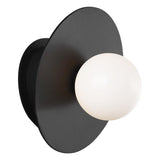 Nodes Angled Wall Sconce by Kelly by Kelly Wearstler, Finish: Midnight Black, Burnished Brass, , | Casa Di Luce Lighting