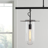 Nuance Linear Chandelier by Kelly by Kelly Wearstler, Finish: Aged Iron, Nickel Polished, , | Casa Di Luce Lighting