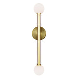 Nodes 2 Light Wall Sconce by Kelly by Kelly Wearstler, Finish: Burnished Brass, , | Casa Di Luce Lighting
