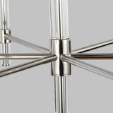 Polished Nickel 6 Light Robert Chandelier by Lauren by Ralph Lauren