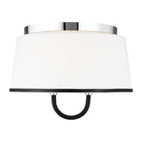 Katie Ceiling Light by Lauren Ralph Lauren, Finish: Polished Nickel, Time Worn Brass, , | Casa Di Luce Lighting