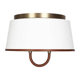 Katie Ceiling Light by Lauren Ralph Lauren, Finish: Polished Nickel, Time Worn Brass, , | Casa Di Luce Lighting