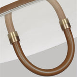 Katie Ceiling Light by Lauren Ralph Lauren, Finish: Polished Nickel, Time Worn Brass, , | Casa Di Luce Lighting