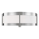 Flynn Flushmount by Lauren Ralph Lauren, Finish: Nickel Polished, Time Worn Brass, Size: Medium, Large, | Casa Di Luce Lighting