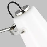 Hazel Task Table Lamp by Lauren Ralph Lauren, Finish: Nickel Polished, Time Worn Brass, , | Casa Di Luce Lighting
