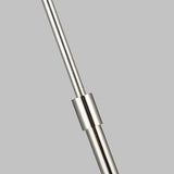 Hazel Task Floor Lamp by Lauren Ralph Lauren, Finish: Nickel Polished, Time Worn Brass, , | Casa Di Luce Lighting