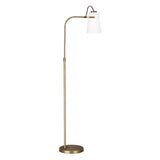 Hazel Task Floor Lamp by Lauren Ralph Lauren, Finish: Time Worn Brass, , | Casa Di Luce Lighting