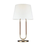 Katie Table Lamp by Lauren Ralph Lauren, Finish: Polished Nickel, Time Worn Brass, , | Casa Di Luce Lighting