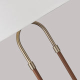 Katie Floor Lamp by Lauren Ralph Lauren, Finish: Polished Nickel, Time Worn Brass, , | Casa Di Luce Lighting