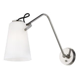 Hazel Task Wall Light by Lauren Ralph Lauren, Finish: Nickel Polished, Time Worn Brass, , | Casa Di Luce Lighting