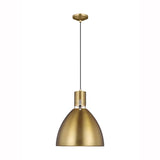 Brynne LED Pendant by Feiss by Generation Lighting, Finish: Black Matte, Nickel Polished, Nickel Satin, White, BB - Burnished Brass, Size: Small, Medium, | Casa Di Luce Lighting