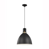 Brynne LED Pendant by Feiss by Generation Lighting, Finish: Black Matte, Nickel Polished, Nickel Satin, White, BB - Burnished Brass, Size: Small, Medium, | Casa Di Luce Lighting