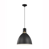 Brynne LED Pendant by Feiss by Generation Lighting, Finish: Black Matte, Nickel Polished, Nickel Satin, White, BB - Burnished Brass, Size: Small, Medium, | Casa Di Luce Lighting