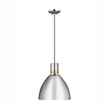 Brynne LED Pendant by Feiss by Generation Lighting, Finish: Black Matte, Nickel Polished, Nickel Satin, White, BB - Burnished Brass, Size: Small, Medium, | Casa Di Luce Lighting