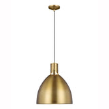 Brynne LED Pendant by Feiss by Generation Lighting, Finish: Black Matte, Nickel Polished, Nickel Satin, White, BB - Burnished Brass, Size: Small, Medium, | Casa Di Luce Lighting
