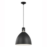 Brynne LED Pendant by Feiss by Generation Lighting, Finish: Black Matte, Nickel Polished, Nickel Satin, White, BB - Burnished Brass, Size: Small, Medium, | Casa Di Luce Lighting