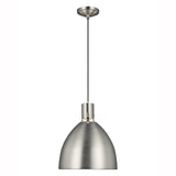 Brynne LED Pendant by Feiss by Generation Lighting, Finish: Black Matte, Nickel Polished, Nickel Satin, White, BB - Burnished Brass, Size: Small, Medium, | Casa Di Luce Lighting
