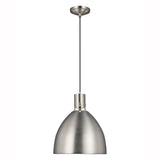 Brynne LED Pendant by Feiss by Generation Lighting, Finish: Black Matte, Nickel Polished, Nickel Satin, White, BB - Burnished Brass, Size: Small, Medium, | Casa Di Luce Lighting