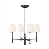 Capri Chandelier by TOB by Thomas O'Brien, Finish: Aged Iron, Number of Lights: 4, | Casa Di Luce Lighting