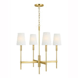 Beckham Classic Chandelier by TOB by Thomas O'Brien, Finish: Nickel Polished, Burnished Brass, Size: Medium, Large, | Casa Di Luce Lighting