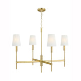 Beckham Classic Chandelier by TOB by Thomas O'Brien, Finish: Nickel Polished, Burnished Brass, Size: Medium, Large, | Casa Di Luce Lighting