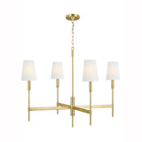Beckham Classic Chandelier by TOB by Thomas O'Brien, Finish: Burnished Brass, Size: Large, | Casa Di Luce Lighting