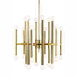 Beckham Modern Chandelier by TOB by Thomas O'Brien, Finish: Nickel Polished, Burnished Brass, Size: Medium, Large, | Casa Di Luce Lighting