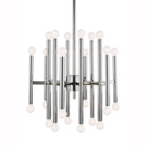 Beckham Modern Chandelier by TOB by Thomas O'Brien, Finish: Nickel Polished, Size: Medium, | Casa Di Luce Lighting