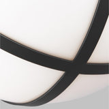 Logan Large Flush Mount by TOB by Thomas O'Brien, Finish: Nickel Polished, Aged Iron, , | Casa Di Luce Lighting